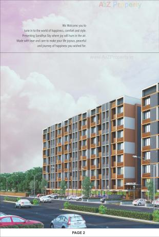 Elevation of real estate project Sanidhya Sky located at Ahmedabad, Ahmedabad, Gujarat