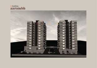 Elevation of real estate project Saral Aarambh located at Bhadaj, Ahmedabad, Gujarat