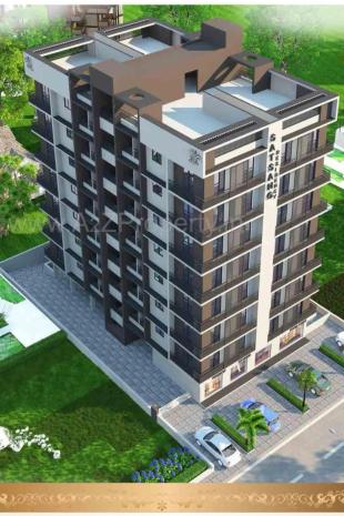 Elevation of real estate project Satsang Residency located at Nikol, Ahmedabad, Gujarat