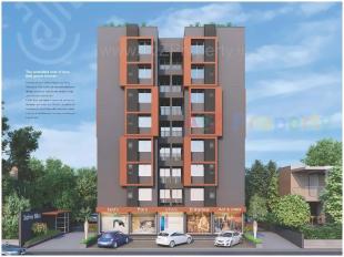 Elevation of real estate project Satva Bliss located at Bhadaj, Ahmedabad, Gujarat