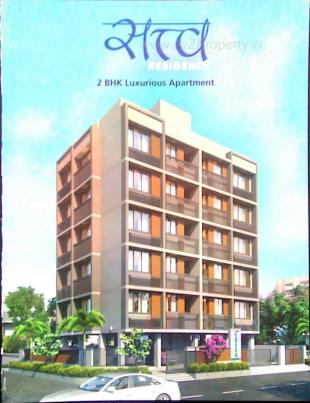 Elevation of real estate project Satva Residency located at Rajpur-hirpur, Ahmedabad, Gujarat