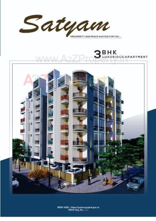 Elevation of real estate project Satyam Apartment located at Rajpur-hirpur, Ahmedabad, Gujarat