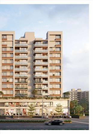 Elevation of real estate project Satyamev Serene located at Ahmedabad, Ahmedabad, Gujarat