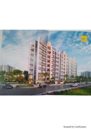 Elevation of real estate project Saumya Heights located at Ghuma, Ahmedabad, Gujarat