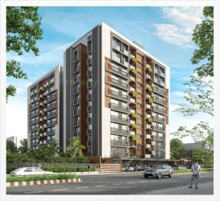 Elevation of real estate project Savya Skyz located at Motera, Ahmedabad, Gujarat