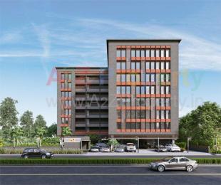 Elevation of real estate project Scarlet Gateway located at Vejalpur, Ahmedabad, Gujarat
