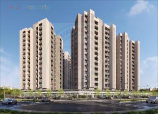 Elevation of real estate project Scarlet Springs located at Kali, Ahmedabad, Gujarat