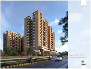 Elevation of real estate project Serenity Sky located at Bopal, Ahmedabad, Gujarat