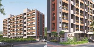 Elevation of real estate project Shailja Apartment located at Wadaj, Ahmedabad, Gujarat