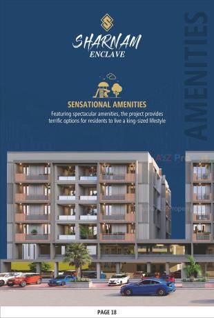 Elevation of real estate project Sharnam Enclave located at Hansalpur, Ahmedabad, Gujarat