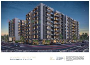 Elevation of real estate project Shivalik Heights located at Chiloda, Ahmedabad, Gujarat
