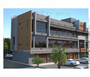 Elevation of real estate project Shlok Business Hub located at Aslali, Ahmedabad, Gujarat