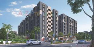 Elevation of real estate project Shree Radhe Krishna Status located at Odhav, Ahmedabad, Gujarat