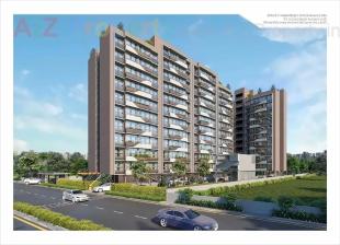 Elevation of real estate project Shrimleela Evoq located at Ahmedabad, Ahmedabad, Gujarat