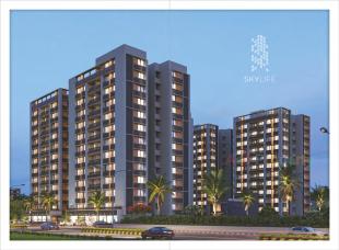 Elevation of real estate project Skylife located at Hanspura, Ahmedabad, Gujarat