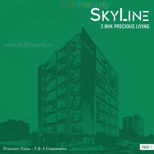 Elevation of real estate project Skyline located at Shaikhpur-khanpur, Ahmedabad, Gujarat