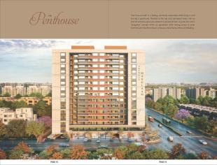 Elevation of real estate project Skywalk Manglaam located at Chandkheda, Ahmedabad, Gujarat