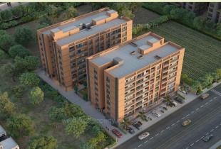 Elevation of real estate project Skyway Elegance located at Eanasna, Ahmedabad, Gujarat
