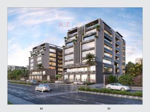 Elevation of real estate project The Crown located at Nikol, Ahmedabad, Gujarat
