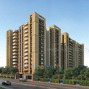 Elevation of real estate project Vertis located at Sola, Ahmedabad, Gujarat
