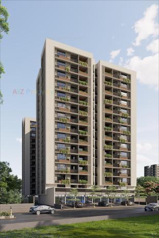 Elevation of real estate project Viburnum located at Shilaj, Ahmedabad, Gujarat