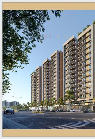 Elevation of real estate project Vienza located at Ognaj, Ahmedabad, Gujarat