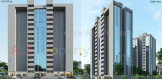 Elevation of real estate project West Gate Business Bay located at Makarba, Ahmedabad, Gujarat