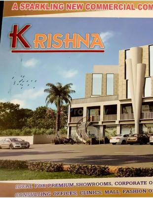 Elevation of real estate project Krishna Complex located at Khambhat, Anand, Gujarat