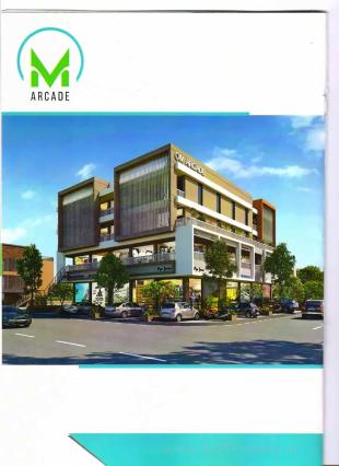 Elevation of real estate project Om Arcade located at Anand, Anand, Gujarat