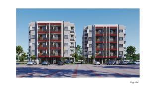 Elevation of real estate project Krishna Hill located at Kumbhariya, Banaskantha, Gujarat