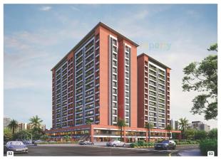 Elevation of real estate project Sarthi Height located at Kosamdi, Bharuch, Gujarat