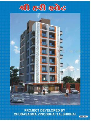 Elevation of real estate project Shree Hari Flat located at Fulsar, Bhavnagar, Gujarat