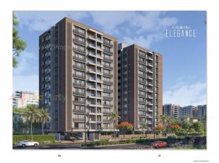 Elevation of real estate project Aarambh Elegance located at Gandhinagar, Gandhinagar, Gujarat