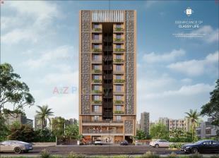 Elevation of real estate project Aarambh Gardenia located at Khoraj, Gandhinagar, Gujarat