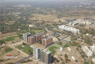 Elevation of real estate project Akshat Paradise located at Sargasan, Gandhinagar, Gujarat