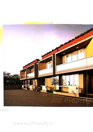 Elevation of real estate project Akshat Villa located at Gandhinagar, Gandhinagar, Gujarat