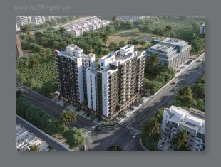 Elevation of real estate project Ashwamegh Elite located at Sargasan, Gandhinagar, Gujarat