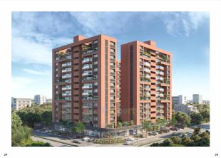 Elevation of real estate project Aurika One located at Khoraj, Gandhinagar, Gujarat