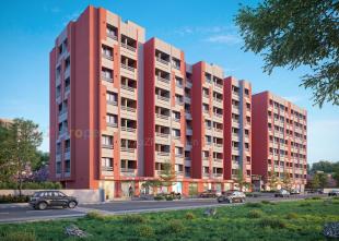 Elevation of real estate project Bosky Royal located at Pethapur, Gandhinagar, Gujarat