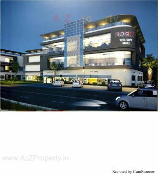 Elevation of real estate project Bosky   The City Mall located at Pethapur, Gandhinagar, Gujarat