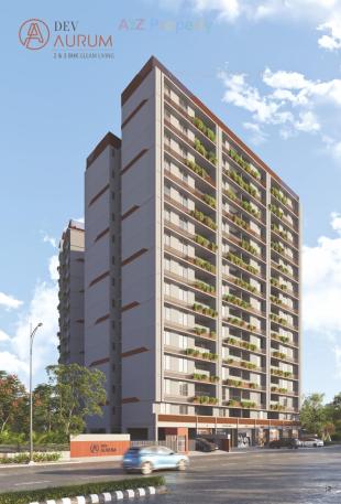 Elevation of real estate project Dev Aurum located at Por, Gandhinagar, Gujarat
