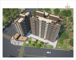 Elevation of real estate project Diwali Blessings located at Khoraj, Gandhinagar, Gujarat