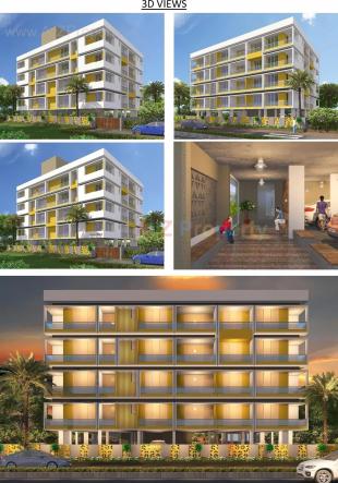 Elevation of real estate project Greenwood Apartment located at Gandhinagar, Gandhinagar, Gujarat