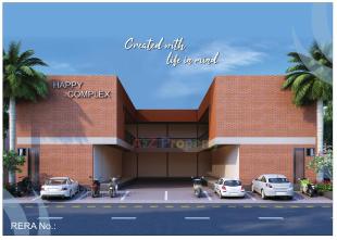Elevation of real estate project Happy Complex located at Dehgam, Gandhinagar, Gujarat