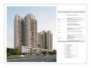 Elevation of real estate project Krish Skylar located at Kudasan, Gandhinagar, Gujarat