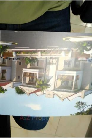 Elevation of real estate project Madhav Bugalows located at Kalol, Gandhinagar, Gujarat