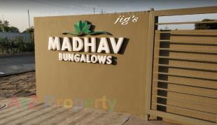 Elevation of real estate project Madhav Bunglows located at Thaltej, Gandhinagar, Gujarat