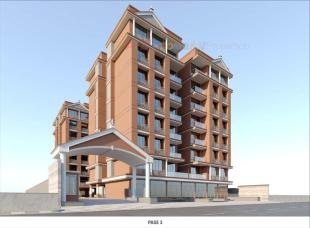 Elevation of real estate project Manorath Malhar located at Uvarsad, Gandhinagar, Gujarat
