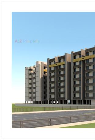 Elevation of real estate project Maple Green Homes located at Pethapur, Gandhinagar, Gujarat