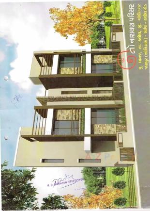 Elevation of real estate project Namonarayan Parisar located at Dhanaj, Gandhinagar, Gujarat